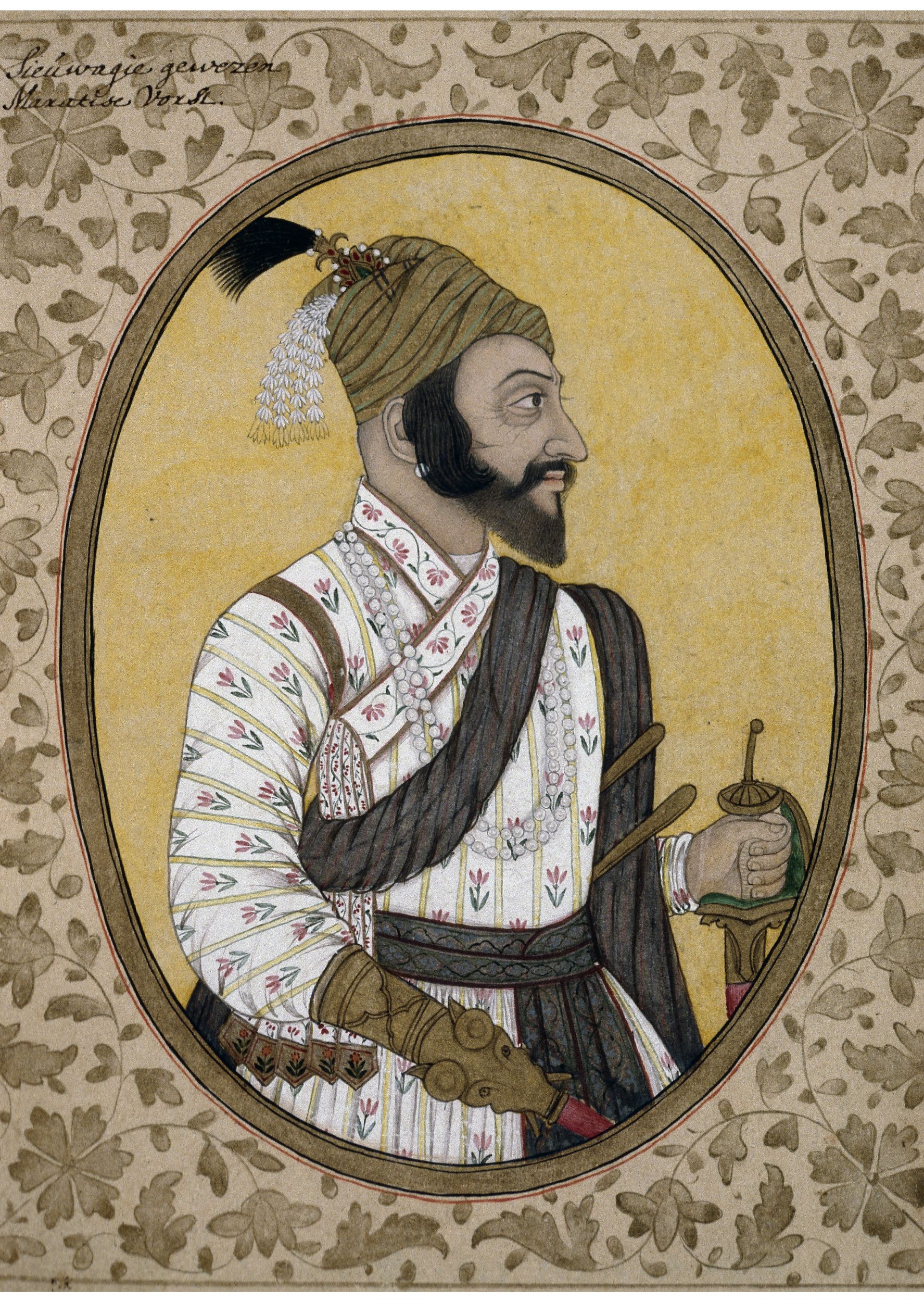 छत्रपती शिवाजी महाराज समकालीन अस्सल चित्र (British Museum Collection)